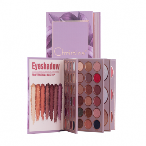 دفتر باليت كرستين 5 في 1 اظلال العيون + اضاءة + احمر خدود + احمر الشفاه + كونسيلر + تاتو الحواجب CH-K2312
