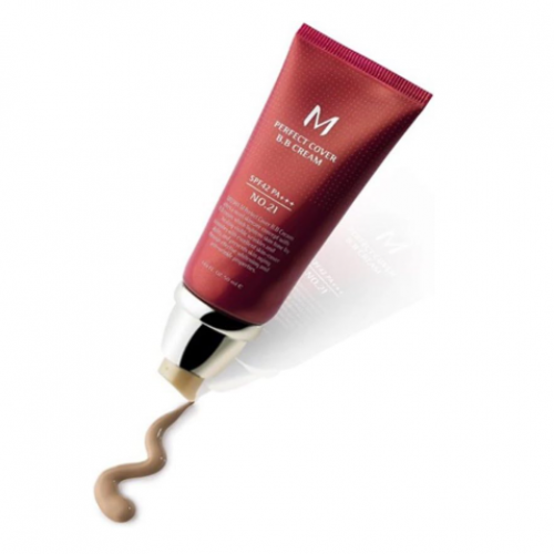  كريم للوجه من ميشا مهدئ ويعالج العيوب، بي كريم لون بيج فاتح درجة 21، 50 مل