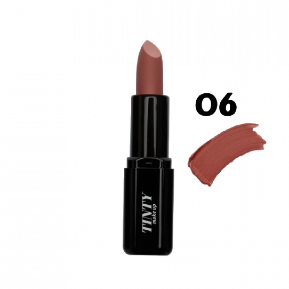 احمر شفاه مطفي طويل الأمد مقاوم للماء رقم 06 من تينتي 3.8 جم
