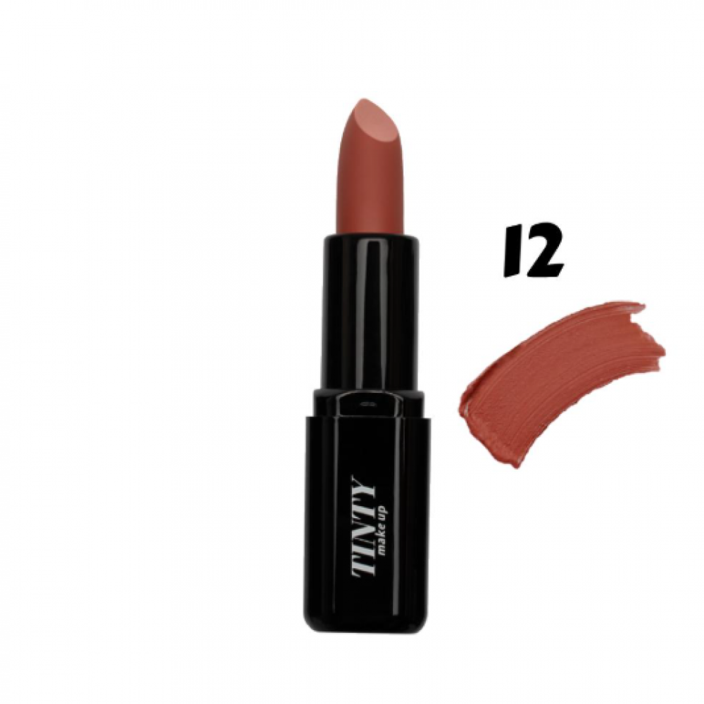 احمر شفاه مطفي طويل الأمد مقاوم للماء رقم 12 من تينتي 3.8 جم