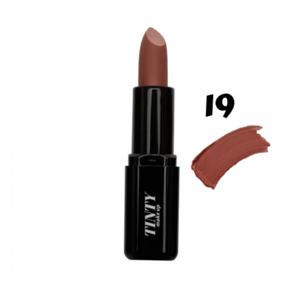 احمر شفاه مطفي طويل الأمد مقاوم للماء رقم 19 من تينتي 3.8 جم