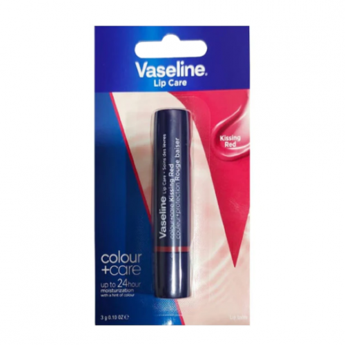 فازلين مرطب شفاه كولور + كير - كيسينج ريد فازلين مرطب شفاه كولور + كير - كيسينج ريد