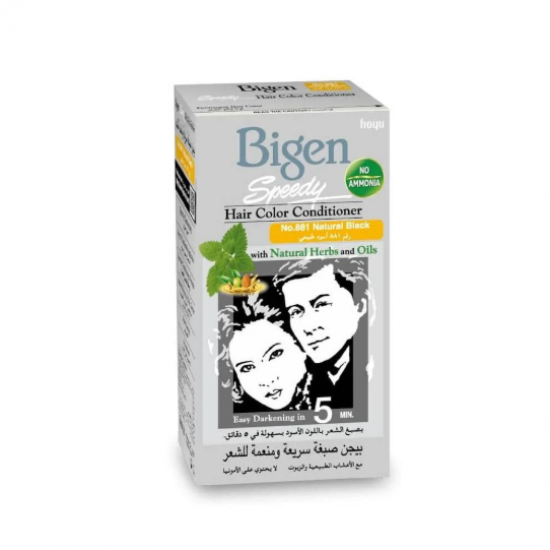 بيجن صبغة شعر سريعة بدون امونيا - اسود طبيعي رقم 881 بيجن صبغة شعر سريعة بدون امونيا - اسود طبيعي رقم 881