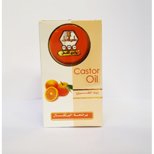 وادي النحل زيت الخروع بالبرتقال 60 مل وادي النحل زيت الخروع بالبرتقال 60 مل