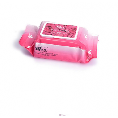 مناديل مبللة لإزالة المكياج 80 حبة من ماكس إليجانس مناديل مبللة لإزالة المكياج 80 حبة من ماكس إليجانس
