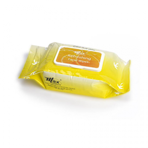 مناديل مبللة لإزالة المكياج 80 حبة من ماكس إليجانس مناديل مبللة لإزالة المكياج 80 حبة من ماكس إليجانس