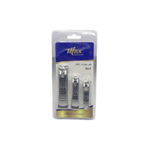 طقم مقصات اظافر 3 احجام مختلفه من ماكس اليجانس طقم مقصات اظافر 3 احجام مختلفه من ماكس اليجانس