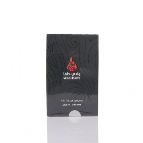 فحم بخور وادي حلفا حجم كبير 20 قرص (50 مم)