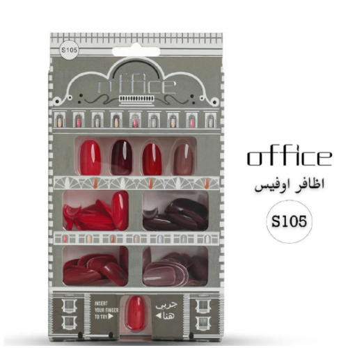 اوفيس أظافر تركيب 120 قطعة جودة عالية بألوان مختلفة