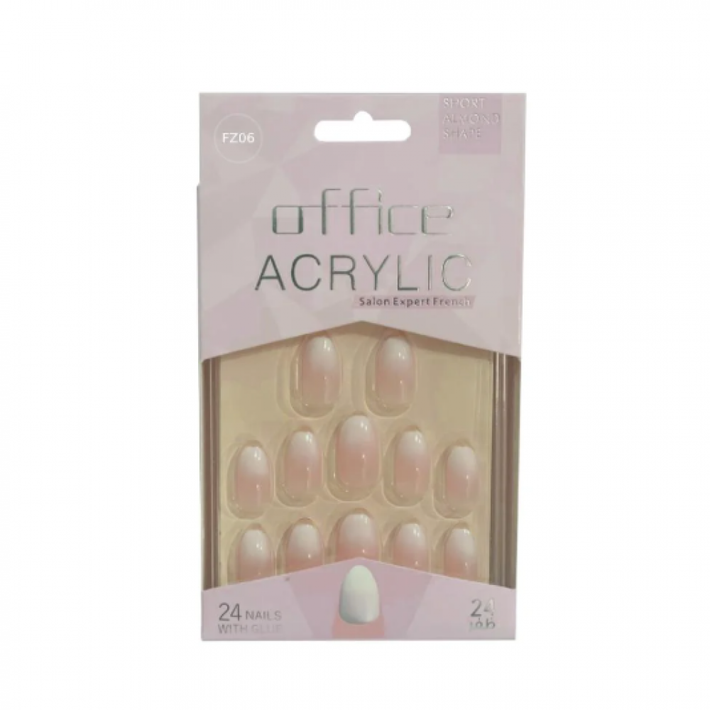اظافر لاصقة لامعة FZ06 من اوفيس 24 قطعة