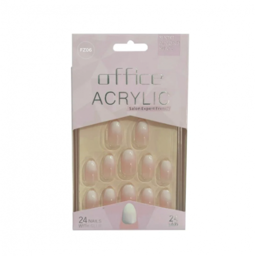 اظافر لاصقة لامعة FZ06 من اوفيس 24 قطعة