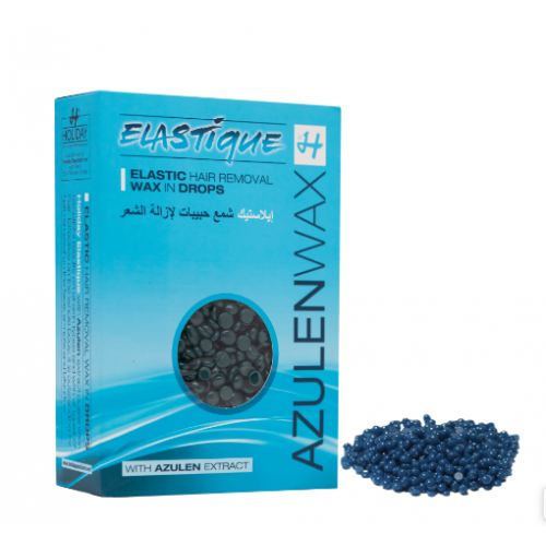 شمع واكس حبيبات ازرق ايلاستيك ايطالي 500 غرام