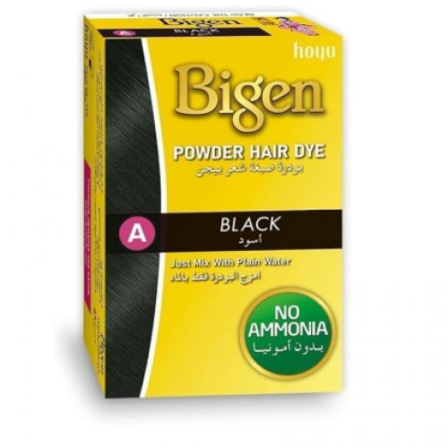 بيجين صبغه بودره للشعر اسود A، 6 غم بيجين صبغه بودره للشعر اسود A، 6 غم