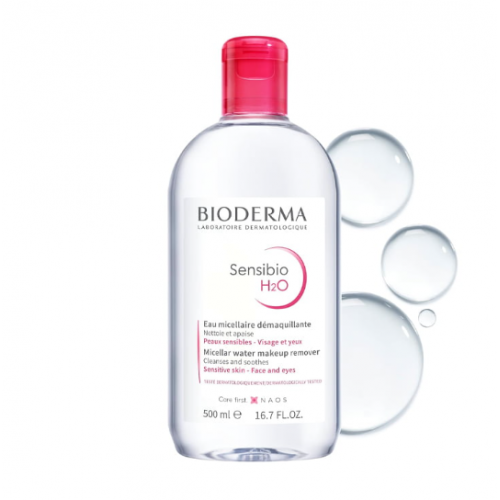 بيوديرما ماء ميسيلار سينسيبيو H2O لازالة المكياج للبشرة الحساسة 500 مل بيوديرما ماء ميسيلار سينسيبيو H2O لازالة المكياج للبشرة الحساسة 500 مل