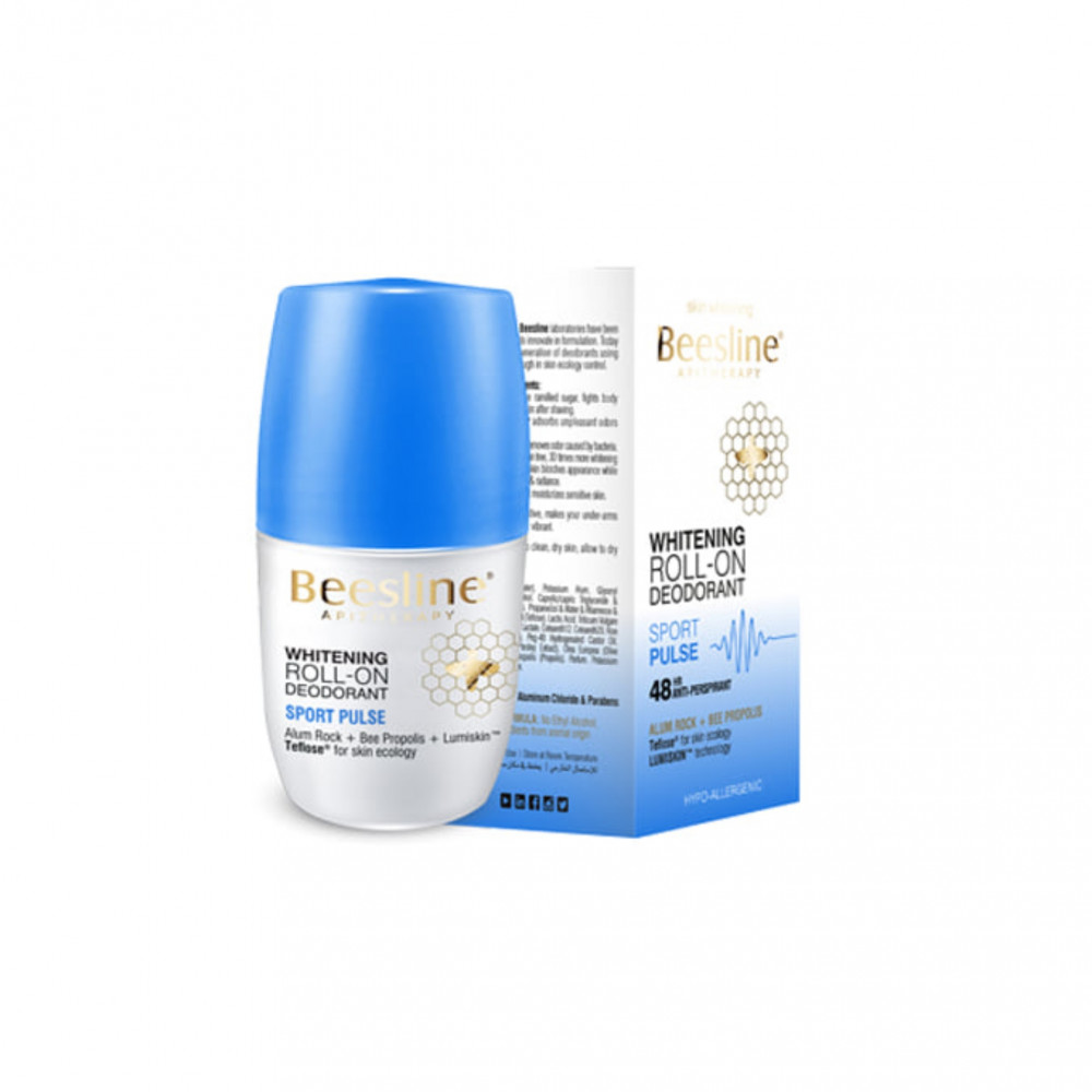 مزيل الرائحة رول اون لتفتيح البشرة من بيزلين - سبورت بلس مزيل الرائحة رول اون لتفتيح البشرة من بيزلين - سبورت بلس