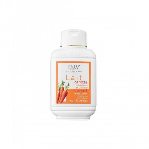 لوشن للجسم مستحلب بخلاصة الجزر للتفتيح والترطيب من فير اند وايت - 485 مل لوشن للجسم مستحلب بخلاصة الجزر للتفتيح والترطيب من فير اند وايت - 485 مل