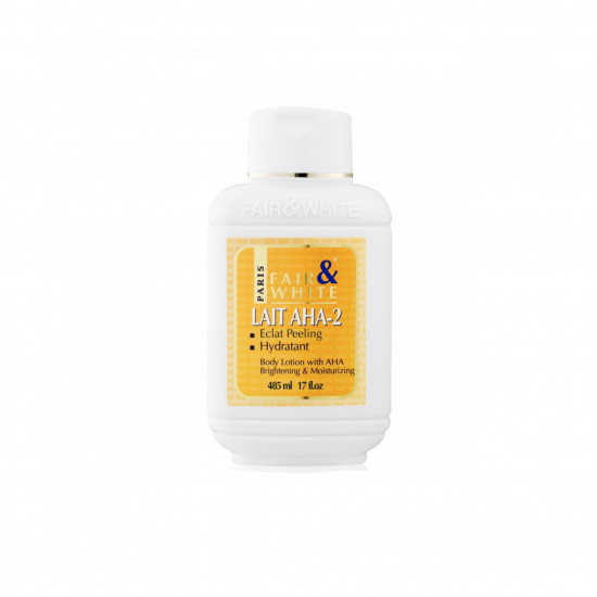 لوشن احماض الفواكه AHA-2 لتفتيح وتقشير الجسم من فير اند وايت - 485 مل لوشن احماض الفواكه AHA-2 لتفتيح وتقشير الجسم من فير اند وايت - 485 مل