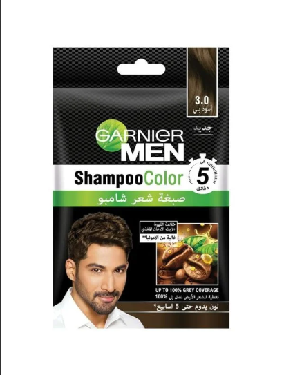 غارنييه - صبغة شعر شامبو, اسود بني 3.0