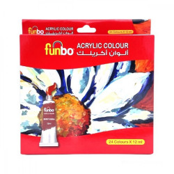 الوان اكريلك ماركة فانبو 24 لون