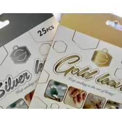 اوراق رقائق ذهبية لفنون الرسم والحرف اليدوية 