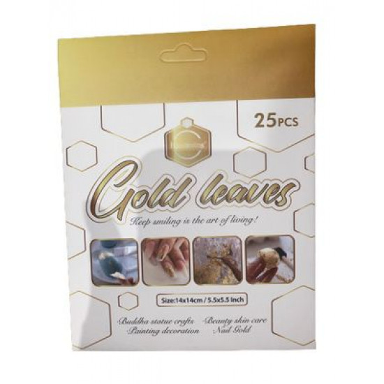 اوراق رقائق ذهبية لفنون الرسم والحرف اليدوية 