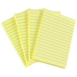 ورق ملاحظات مخطط