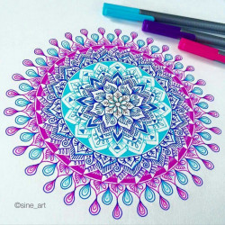 دفتر المندالا 90 رسمة 