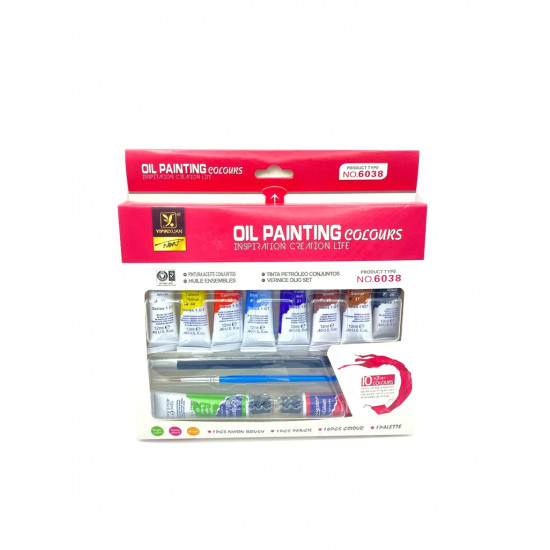 الوان زيتيه 12 مل 