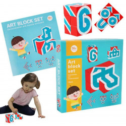 لعبة تركيب خشبية لعبة تركيب خشبية