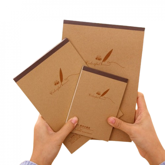 دفتر رسم غير مسطر