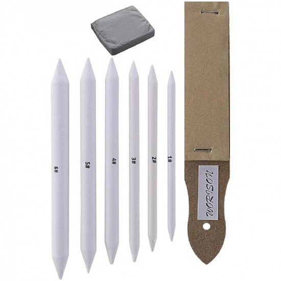 طقم مدعكة - ورق صنفرة- مساحة فحم ماركة (Keep Smiling)