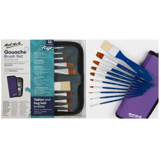 حقيبة فرش الوان جواش ماركة (Mont Marte)