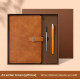 دفتر مذكرات مع قلم حجم A5