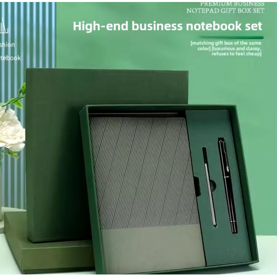 دفتر مذكرات مع قلم حجم A5