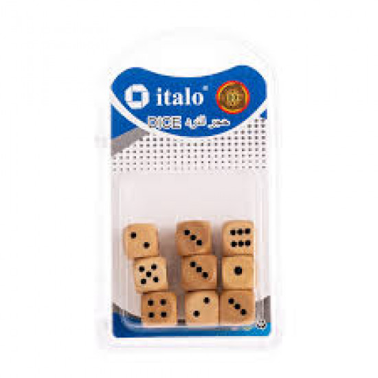 حجر نرد خشبي 