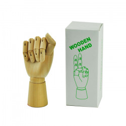 مجسم يد الانسان خشبي صغير