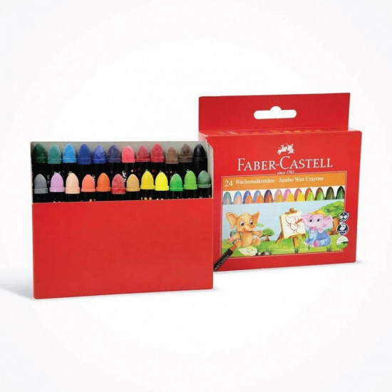 الوان شمعية FABER-CASTELL 24لون 