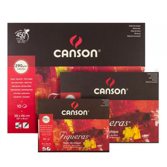 كراسة للالوان الزيتية والاكريلك ماركة (كانسون)