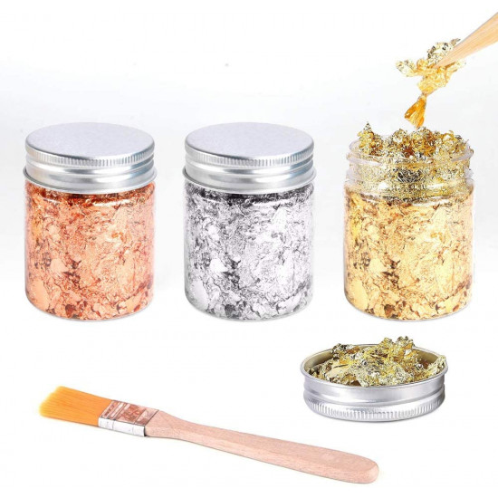 فنيات رقائــق فضية و ذهبيــة 