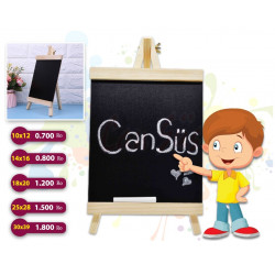 سبورات خشبية مع الحامل باللون الأسود