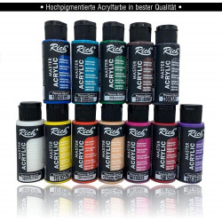 الوان اكريلك ماركة ريتش 120مل