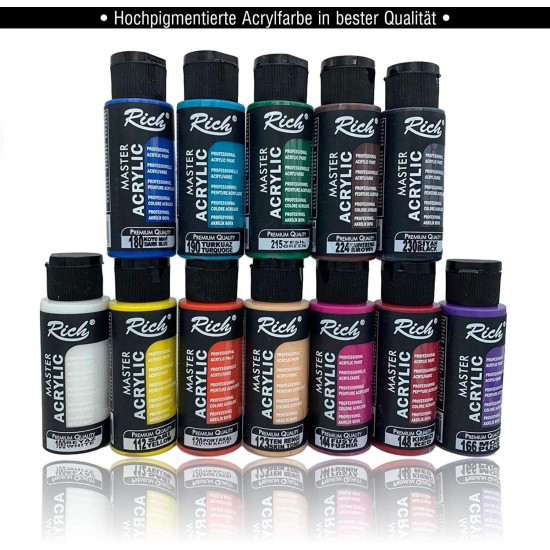 الوان اكريلك ماركة ريتش 120مل