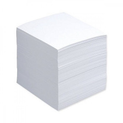 ورق ملاحظات أبيض وغير لاصق 