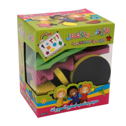 الأرقام والأشكال الهندسية ممغنطة