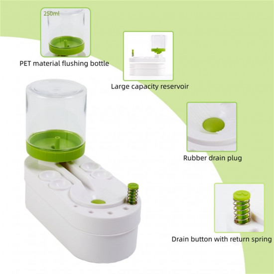 منظف فرش الطلاء بالماء الجاري