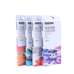  الوان مائية - زيتية-  اكريلك -جواش 12 مل 