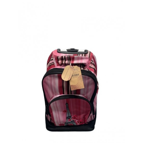 حقيبة مدرسية مع العجلات