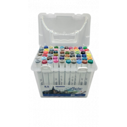 الوان ماركر جهتين عالية الجودة ماركة (LANKE)