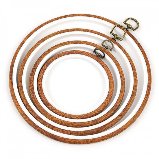 حلقات التطريز البيضاوية