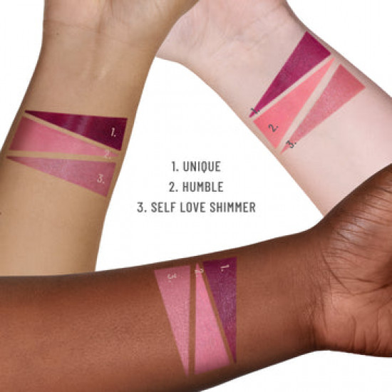 مجموعة أحمر الخدود الكريمي عالي الجودة من ليس بيوتي، مكونة من 3 قطع، ساتان مطفي مجموعة أحمر الخدود الكريمي عالي الجودة من ليس بيوتي، مكونة من 3 قطع، ساتان مطفي